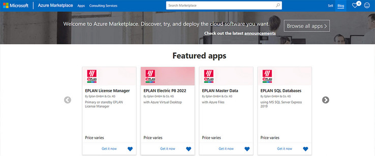 EPLAN in the Microsoft Azure Marketplace
