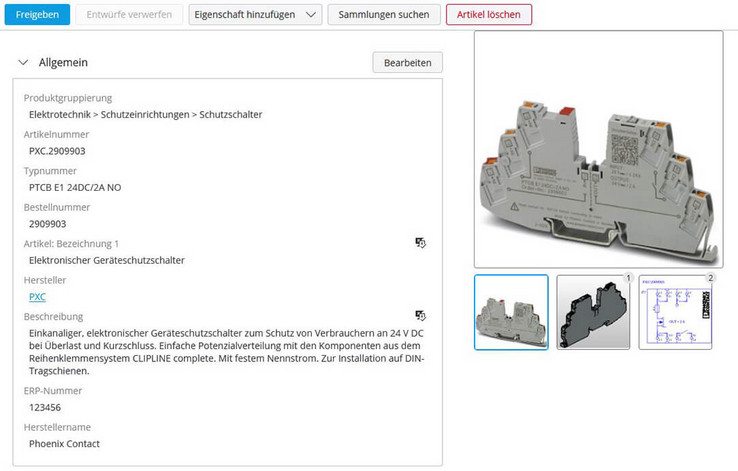 EPLAN eSTOCK: Artikel freigeben EPLAN eSTOCK: Artikel freigeben