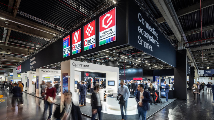 Rittal, EPLAN, CIDEON und GEC Die Unternehmen gehen mit den Besuchern der Hannover Messe gemeinsam in den Dialog
