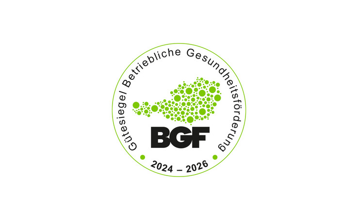 Verleihung Gütesiegel Betriebliche Gesundheitsförderung 2024-2026