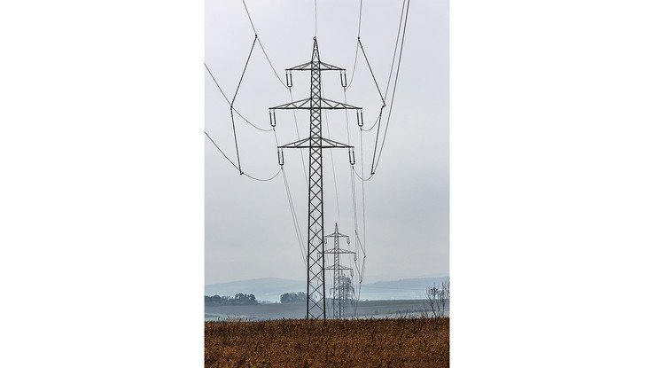 110-kV-Stromverteilernetz von rund 700 Kilometern Länge